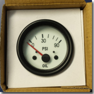 Oil pressure gauge - Click for larger image
